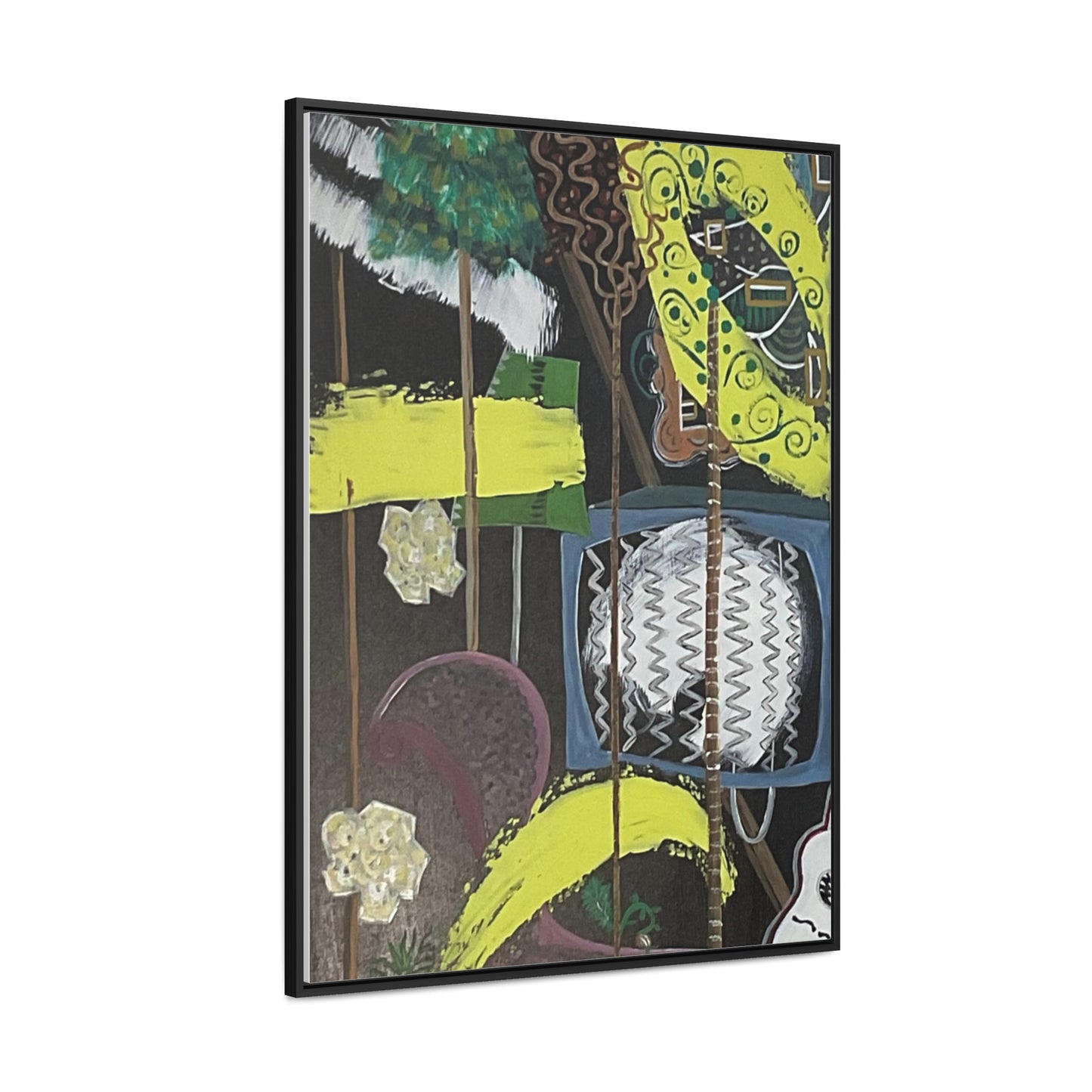 Nature Always Wins - Canvas Wrapped Framed Print