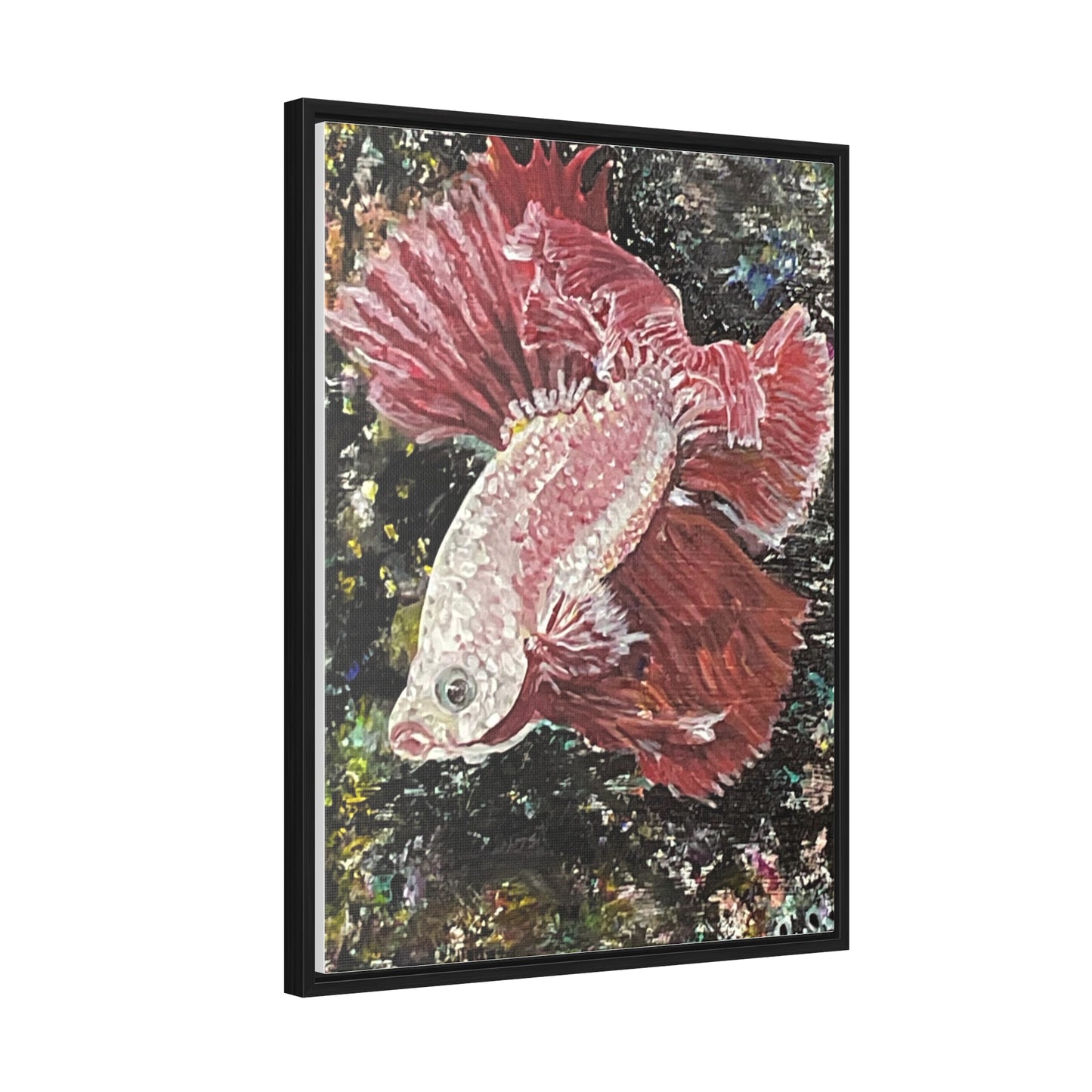 Why Can’t I be Koi? - Canvas Wrapped Framed Print