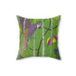 Candid Moment in the Rainforest - Faux Suede Square Pillow