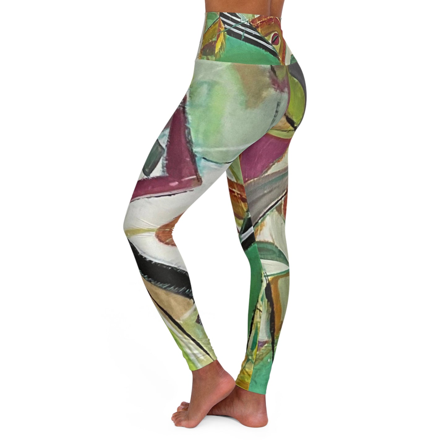 Color Emanates - High Waisted Yoga Leggings