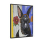 Fluffy Frequency - Canvas Wrapped Framed Print