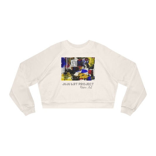 Symbolized Women's Cropped Fleece Pullover