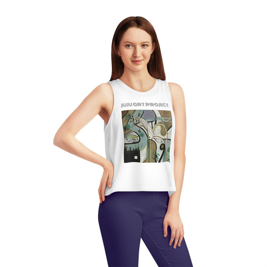 Giraffe Holiday - Cropped Tank Top