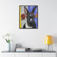 Fluffy Frequency - Canvas Wrapped Framed Print