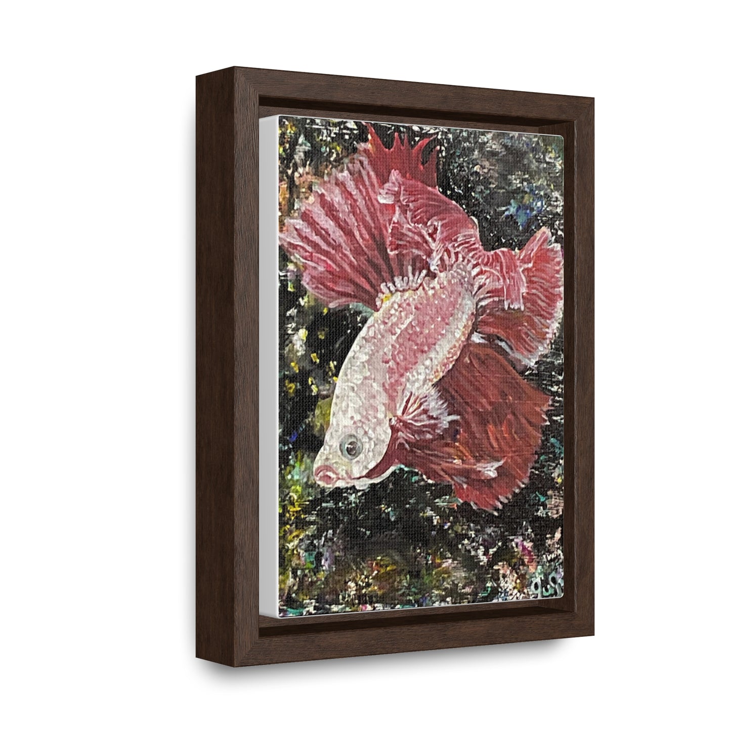 Why Can’t I be Koi? - Canvas Wrapped Framed Print