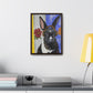 Fluffy Frequency - Canvas Wrapped Framed Print