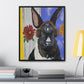 Fluffy Frequency - Canvas Wrapped Framed Print