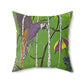 Candid Moment in the Rainforest - Faux Suede Square Pillow