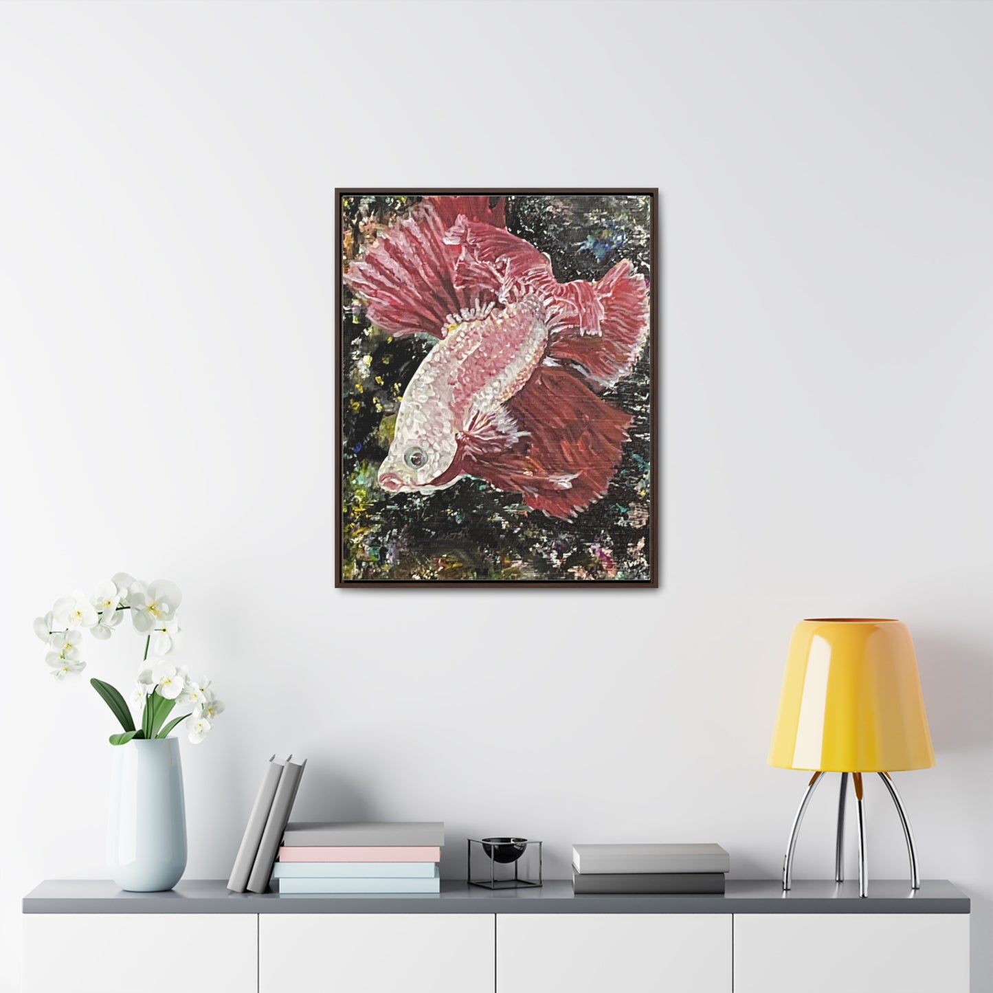 Why Can’t I be Koi? - Canvas Wrapped Framed Print