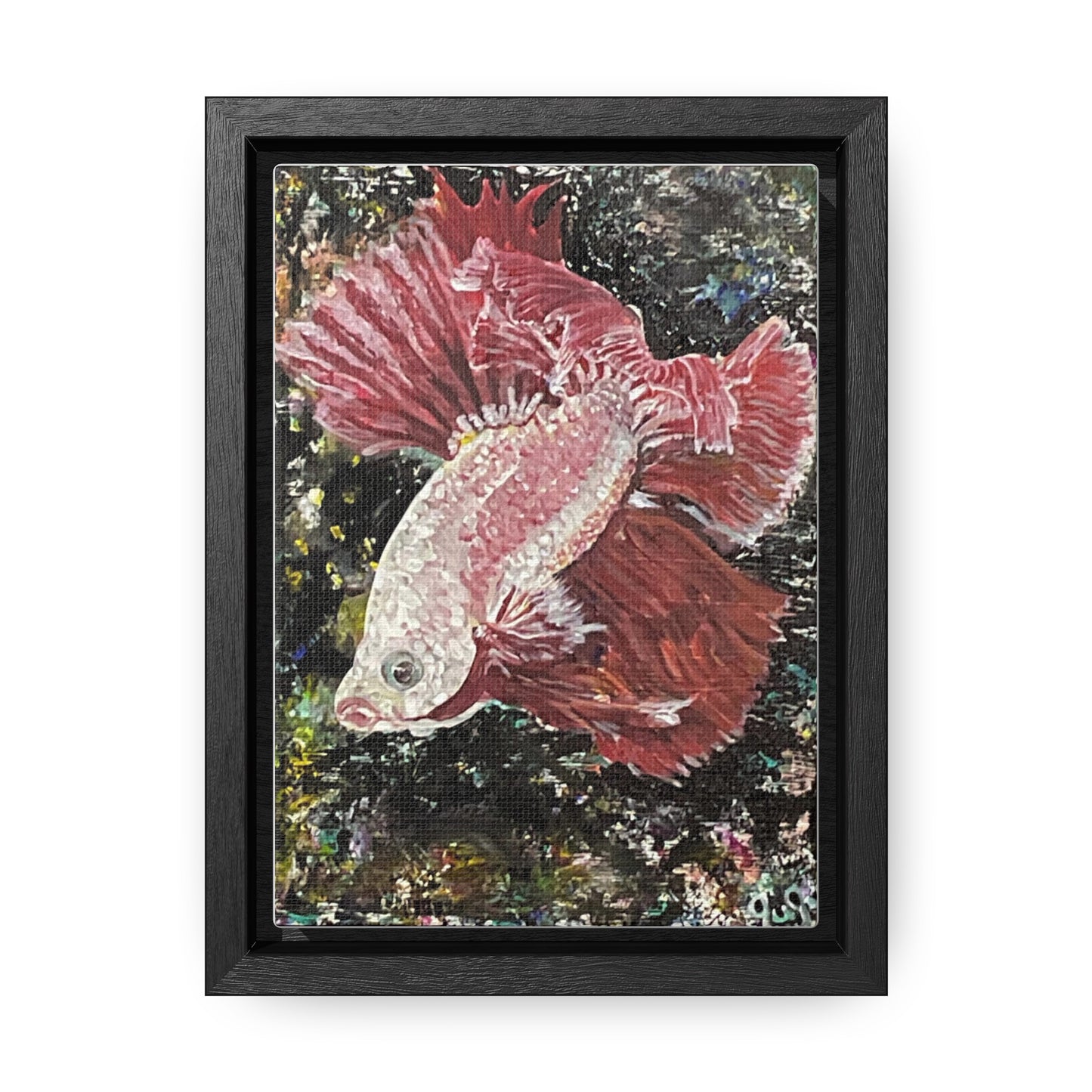 Why Can’t I be Koi? - Canvas Wrapped Framed Print