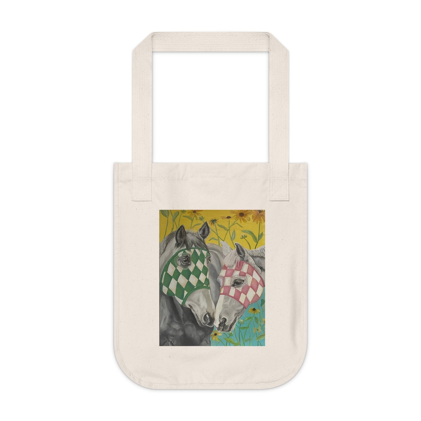 Sanctuary in the Sunflowers - Organic Canvas Tote Bag