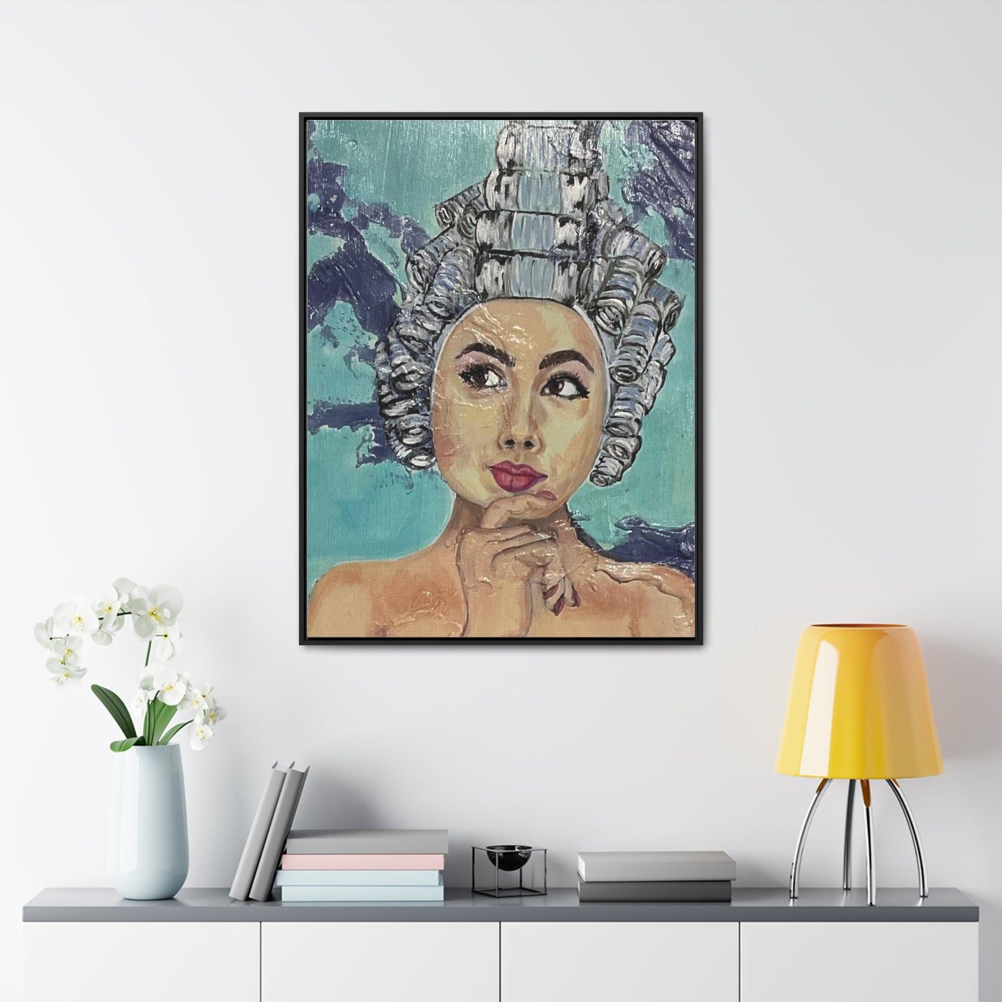 It’s Fun to Contemplate - Canvas Wrapped Framed Print