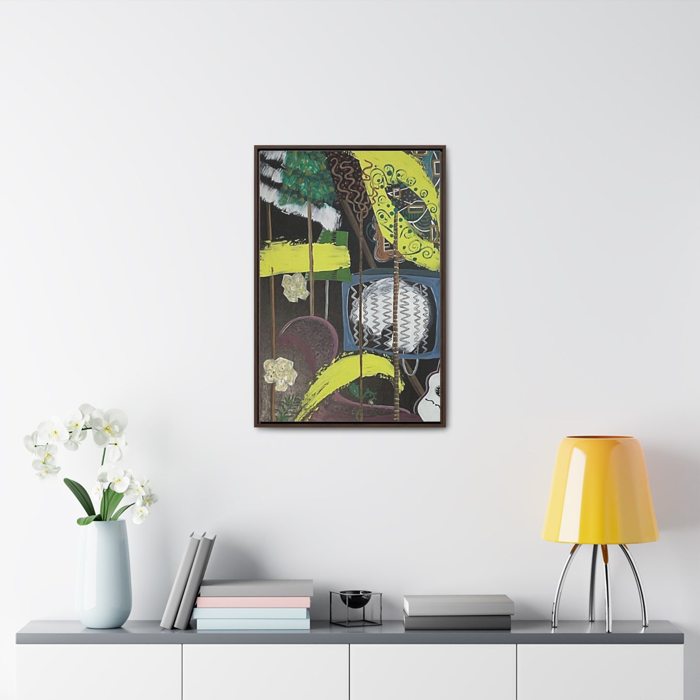 Nature Always Wins - Canvas Wrapped Framed Print