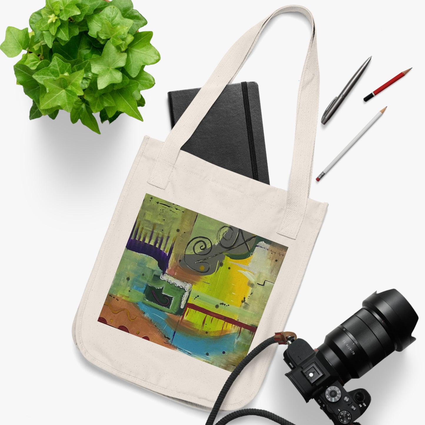 Journey to Adventure Organic Canvas Tote Bag